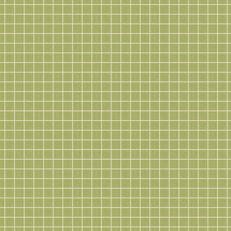 Tilda Creating Memories Spring — Plaid Pea Green | Woven Cotton Fabric