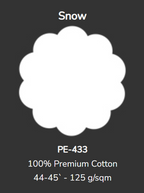 Art Gallery Fabrics — Pure Solids — Snow
