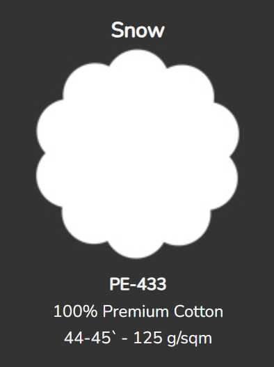 Art Gallery Fabrics — Pure Solids — Snow