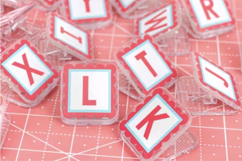 Pink AlphaClippies® Specialty Marking Clips by It's Sew Emma