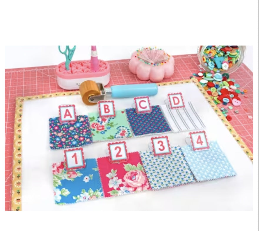 Pink AlphaClippies® Specialty Marking Clips by It's Sew Emma
