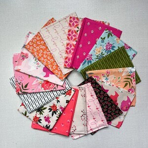 Art Gallery Fabrics - Open Heart Collection by Maureen Cracknell - 16 Fat Quarters