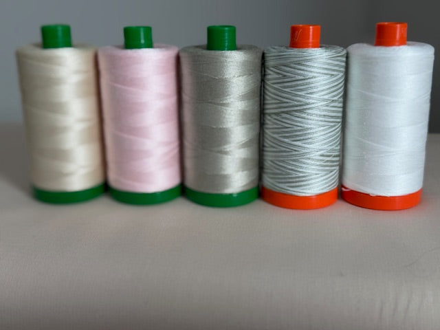 Aurifil — 50 wt — Silver Moon Variegated — 4060
