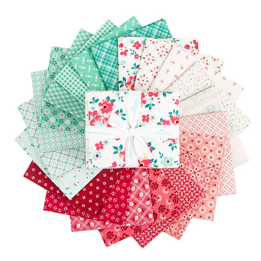 Lori Holt Berry & Sage Fat Quarter Bundle – 21 FQs – Riley Blake Designs