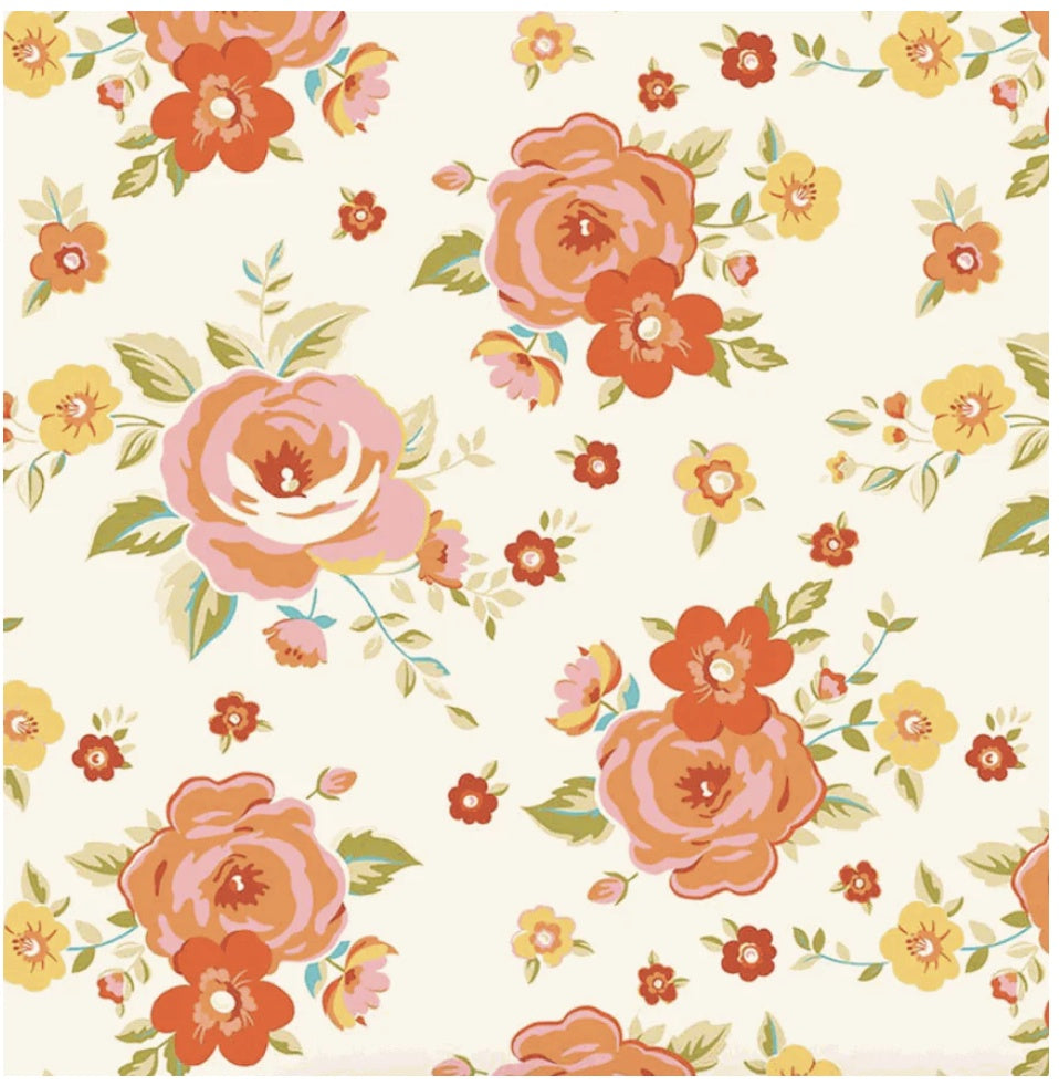 Peach Cobbler – Heirloom in Cream – Riley Blake Designs – Yardage
