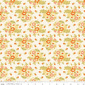 Peach Cobbler – Posy in Cream – Riley Blake Designs – Yardage