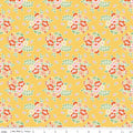 Peach Cobbler – Posy in Yellow – Riley Blake Designs – Yardage