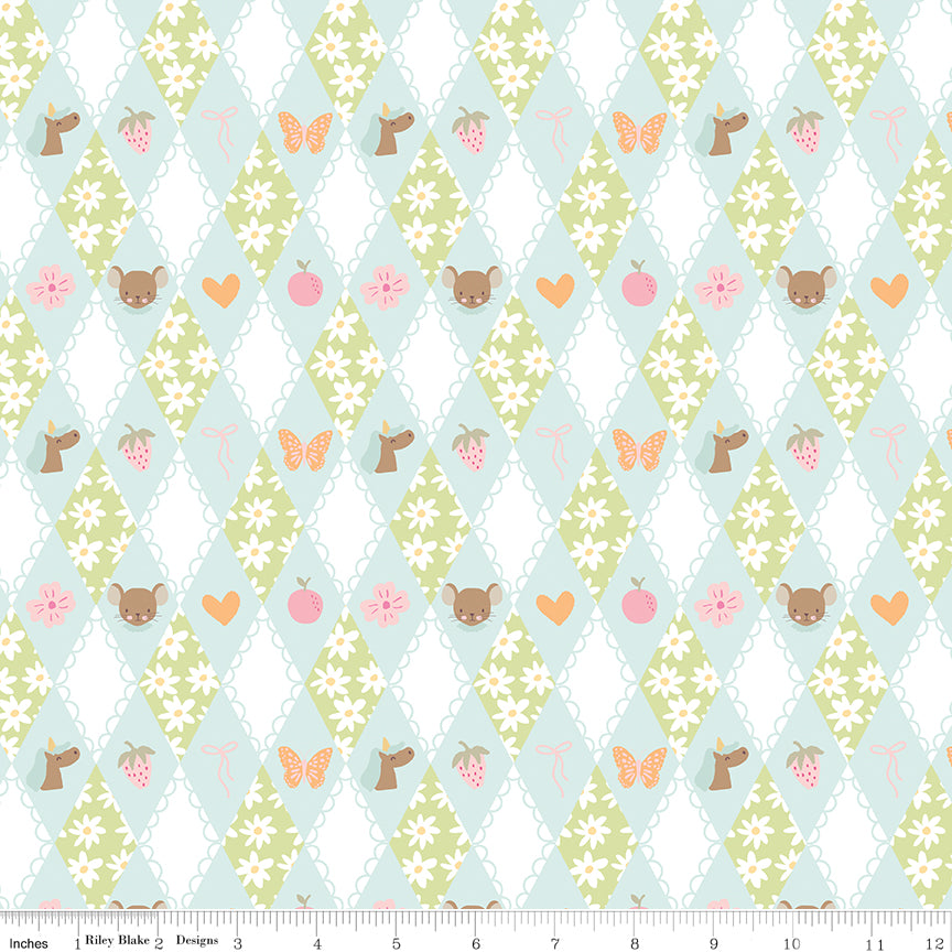 Little Posies Fat Quarter Bundle, 21 Pieces | Cayla Naylor for Riley Blake Designs