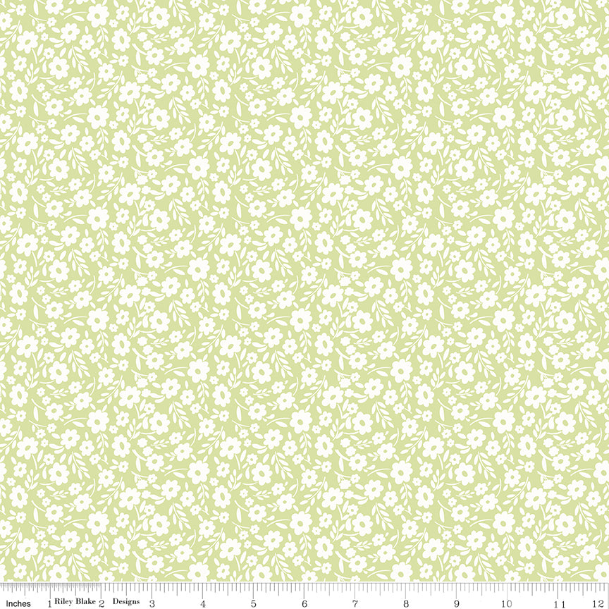 Little Posies Fat Quarter Bundle, 21 Pieces | Cayla Naylor for Riley Blake Designs