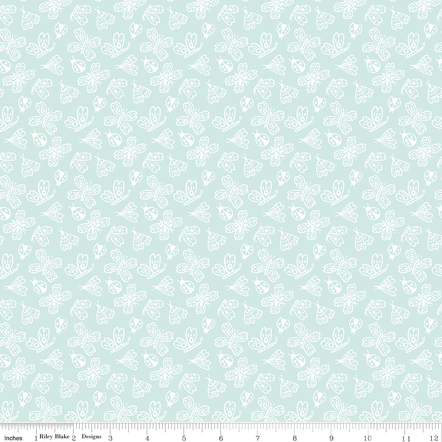Little Posies Fat Quarter Bundle, 21 Pieces | Cayla Naylor for Riley Blake Designs