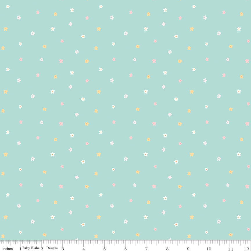 Little Posies Fat Quarter Bundle, 21 Pieces | Cayla Naylor for Riley Blake Designs