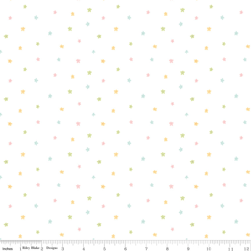 Little Posies Fat Quarter Bundle, 21 Pieces | Cayla Naylor for Riley Blake Designs