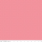 Swiss Dots – Sugar Pink – Riley Blake Designs – Quilting Cotton Fabric (FQ, HY or Yard)