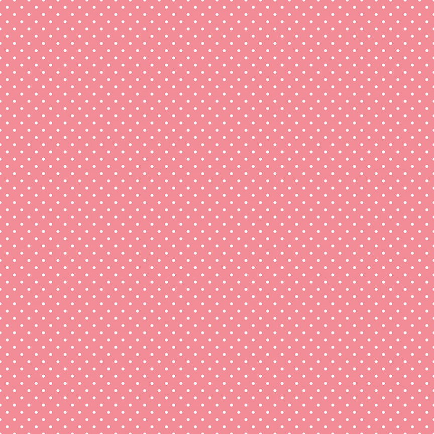 Swiss Dots – Sugar Pink – Riley Blake Designs – Quilting Cotton Fabric (FQ, HY or Yard)