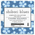 Shibori Blues by Robert Kaufman 5" Squares 42pcs/bundle