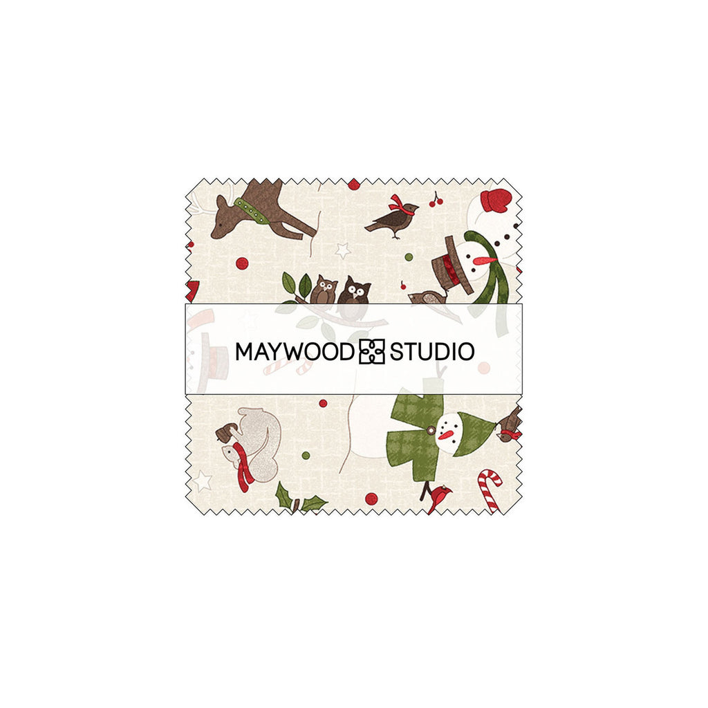 Snowtop Mountain Flannel by Bonnie Sullivan for Maywood Studio — 5" Charm Pack (42 pieces)