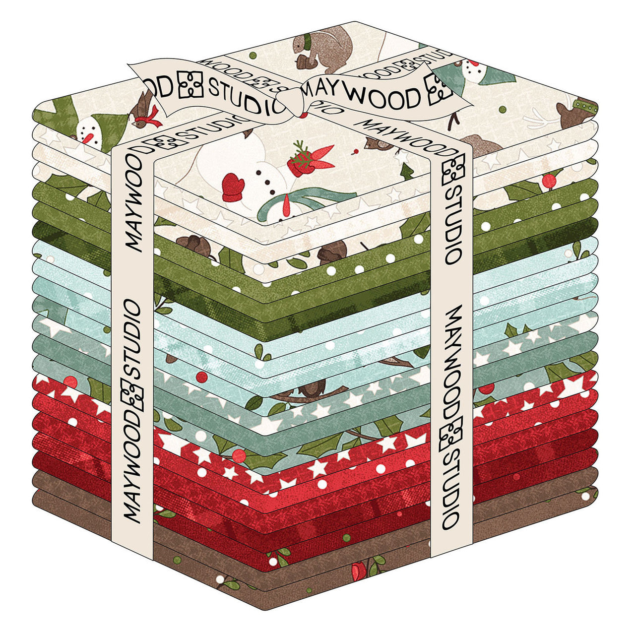 Snowtop Mountain Flannel by Bonnie Sullivan for Maywood Studio — Fat Quarter Bundle (23 pieces)