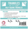 Triangles on a Roll — 3" Half Square Triangles — by It's Sew Emma!