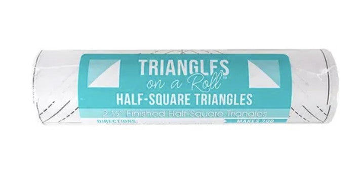 Triangles on a Roll — 2.5" Half Square Triangles — by It's Sew Emma!