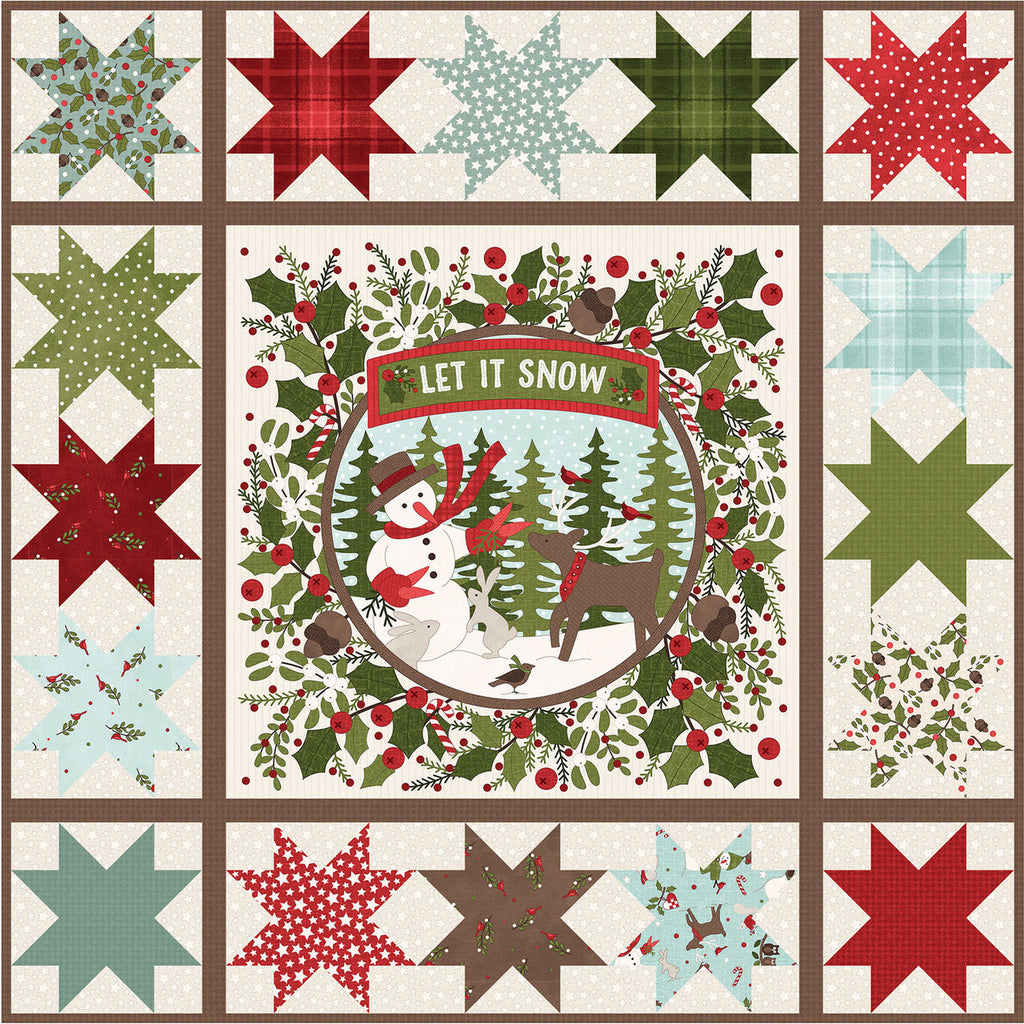 Snowtop Mountain Flannel — Quilt Kit by Bonnie Sullivan for Maywood Studio
