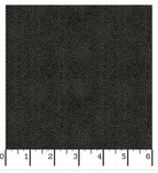 Woolies Flannel Herringbone - Gray Black | Bonnie Sullivan | Maywood Studio