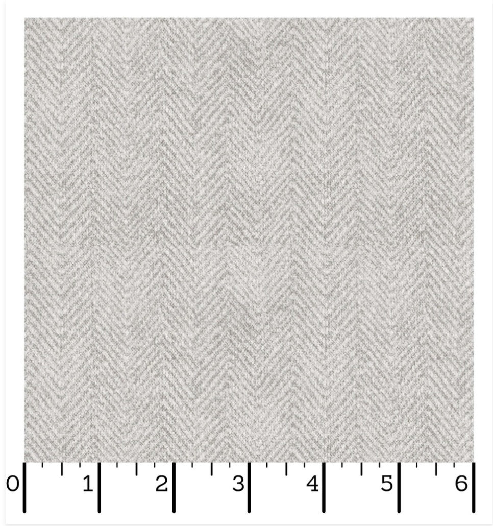Woolies Flannel Herringbone - Light Grey | Bonnie Sullivan | Maywood Studio