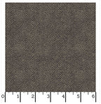 Woolies Flannel Herringbone - Black Brown | Bonnie Sullivan | Maywood Studio