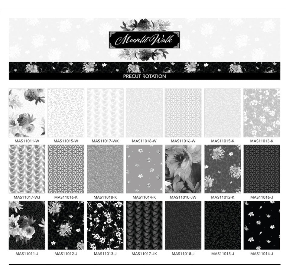 Moonlit Walk Fat Quarter Bundle (21pc) Maywood Studio