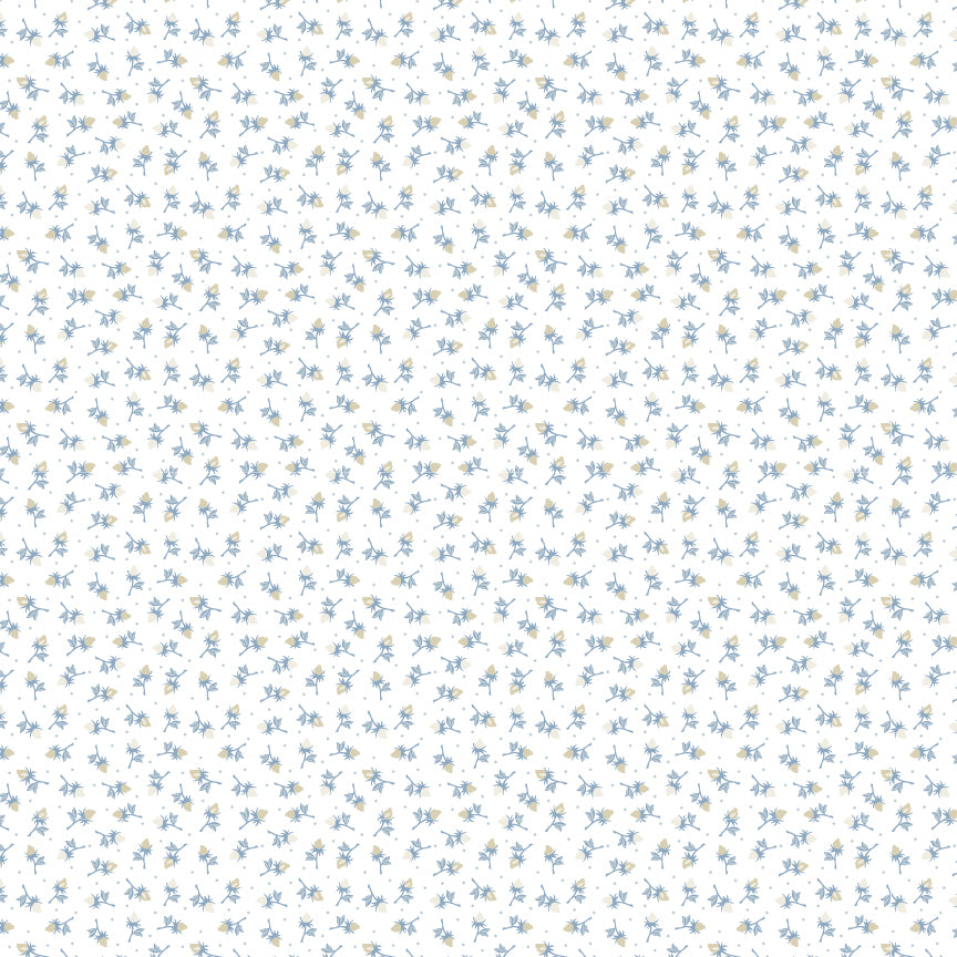 Poppie Cotton — Lakeland Blues — Half Yard Bundle — 9 Prints — by Samantha Walker