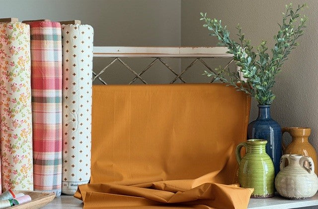 Art Gallery Fabrics — Pure Solids — Raw Gold