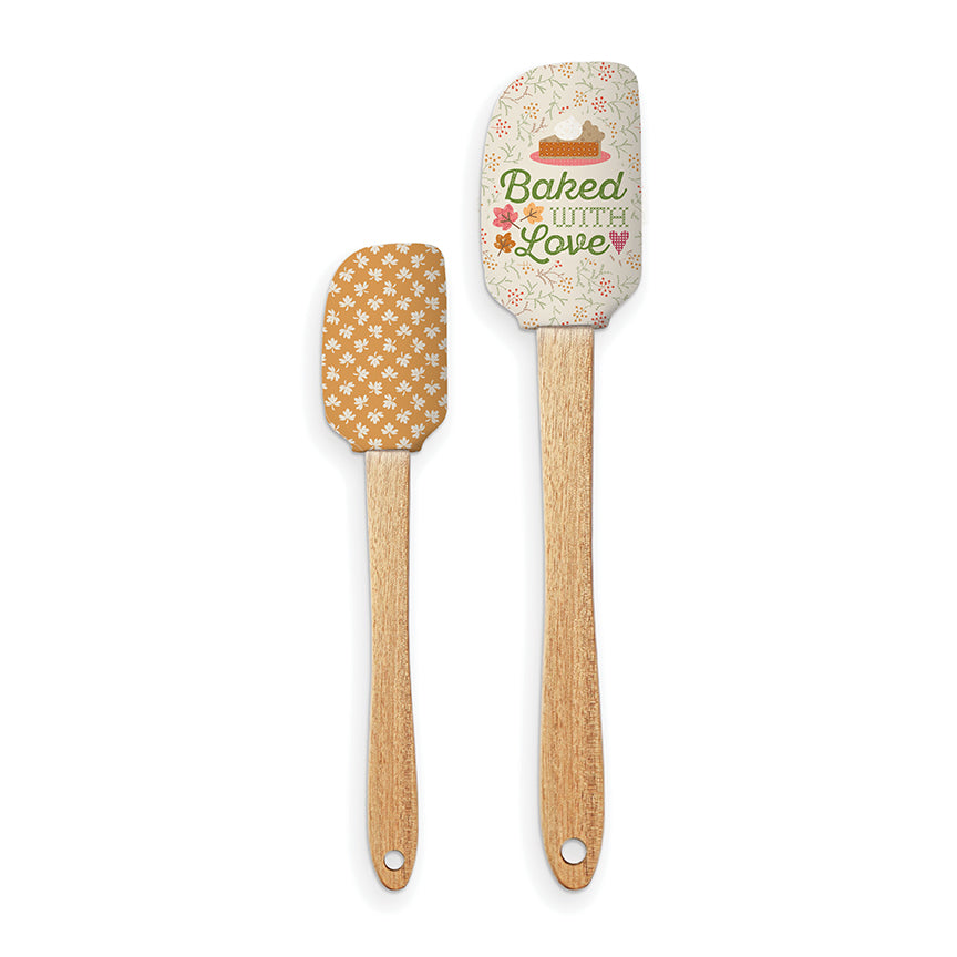 Lori Holt — Baked With Love — Silicone Spatula Set — Kitchen Gift / Baking Accessory