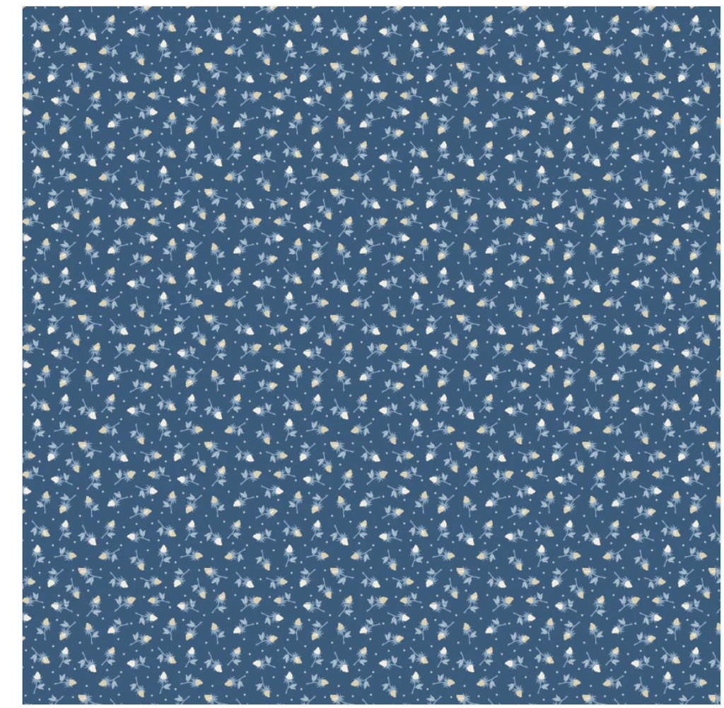 Poppie Cotton — Lakeland Blues — Fat Quarter Bundle — 9 Prints — by Samantha Walker