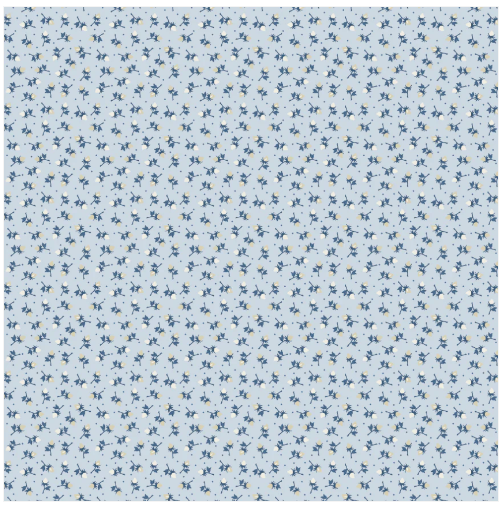 Poppie Cotton — Lakeland Blues — Fat Quarter Bundle — 9 Prints — by Samantha Walker