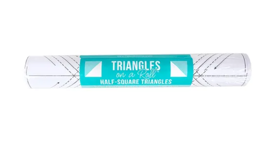 Triangles on a Roll — 1.5" Half Square Triangles — by It's Sew Emma!