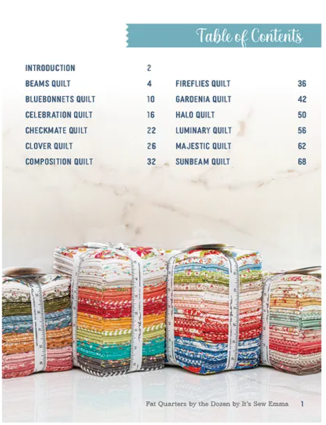 Fat Quarters by the Dozen Book