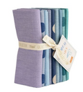 Tilda — Summer Blue Chambray — Fat Quarter Bundle - 9 pc - 20x22 in