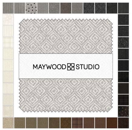 Maywood Studio — Woolies Flannel — Neutrals — 10" Squares