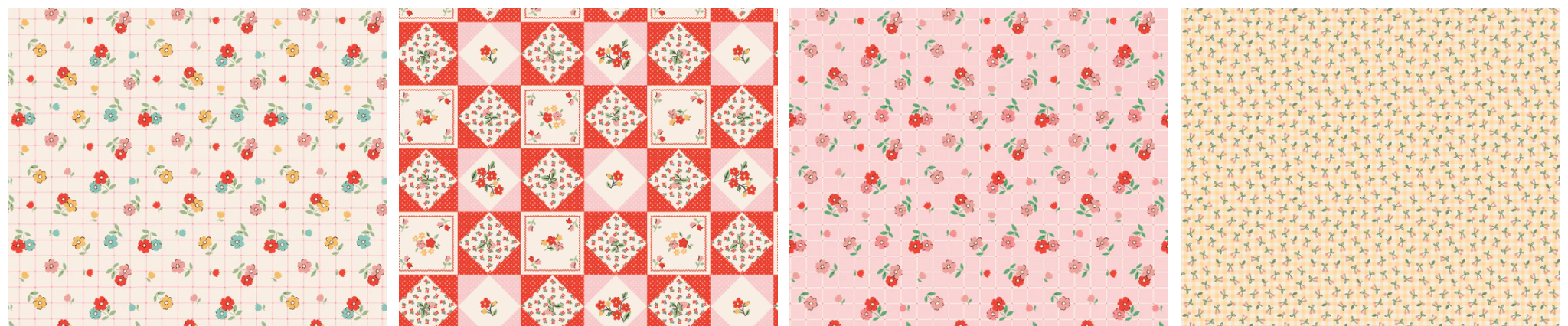 Poppie Cotton — Farmhouse Fancy — Fat Quarter Bundle — 20 pcs — by Elea Lutz