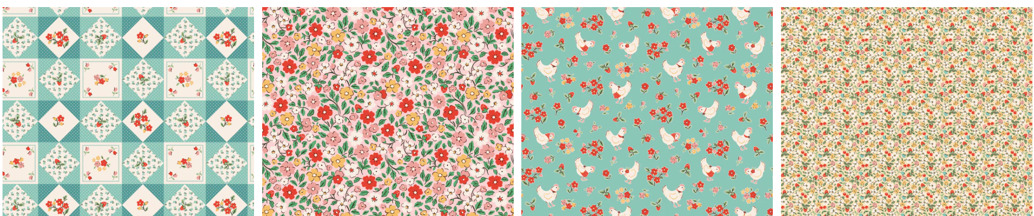 Poppie Cotton — Farmhouse Fancy — Fat Quarter Bundle — 20 pcs — by Elea Lutz