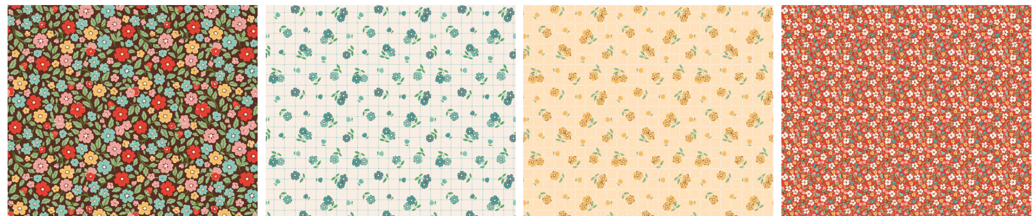 Poppie Cotton — Farmhouse Fancy — Fat Quarter Bundle — 20 pcs — by Elea Lutz