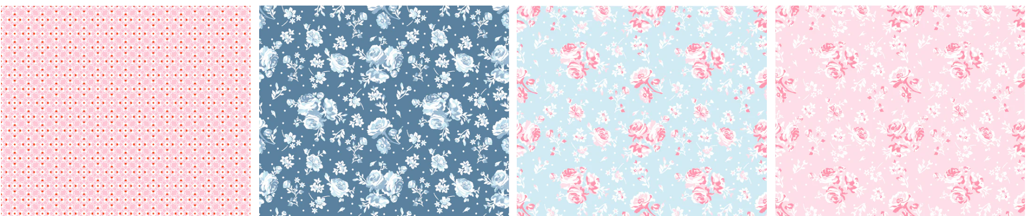 Poppie Cotton — Elise — Fat Quarter Bundle — 16 pcs — by Terri Henson