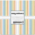 Robert Kaufman Cozy Cotton Muted Rainbow Colorstory 10in Squares 42pcs/bundle