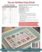 You Are the Boss Cross Stitch Pattern by Lori Holt for It's Sew Emma