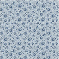 Elegant Rose Medium  Poppie Cotton Lakeland Blues  Quilting Cotton Fabric (FQ, HY or YD)