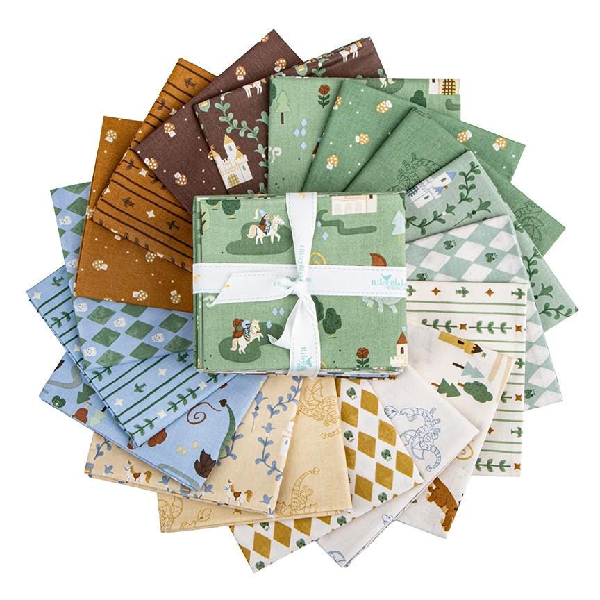 Faraway Kingdom Fat Quarter Bundle  Riley Blake Designs Quilting Cotton