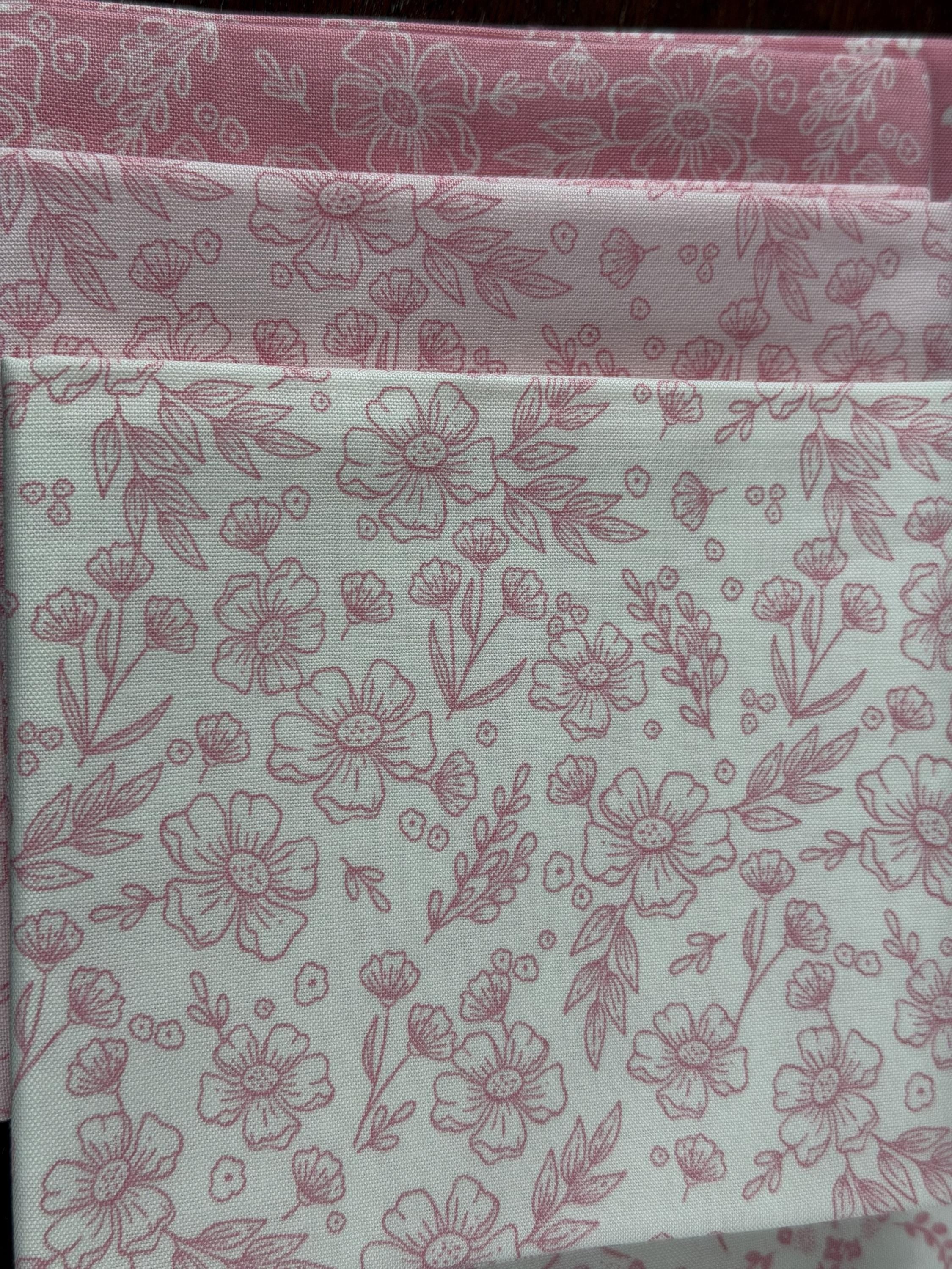 Sweet Pink Fabric Bundle  18 Fat Quarters  My Minds Eye for Riley Blake
