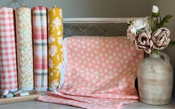 Flower Child Gentle  AGF Double-Brushed Flannel   Cozy Floral (Half Yard or Yard)