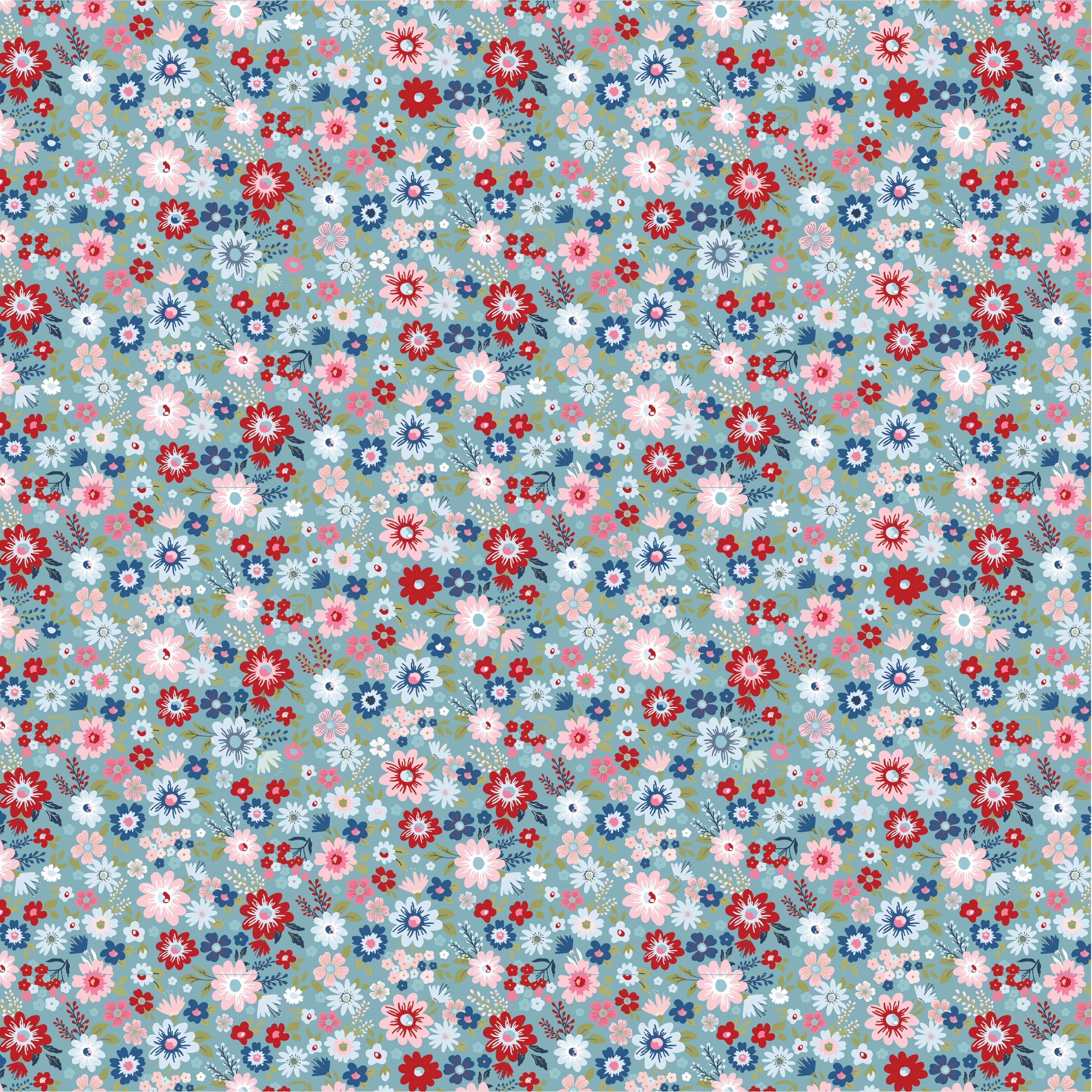 Hip Hip Hooray Liberty  Fat Quarter  Poppie Cotton Quilting Fabric