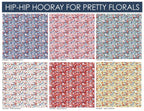 Hip Hip Hooray Liberty  Fat Quarter  Poppie Cotton Quilting Fabric