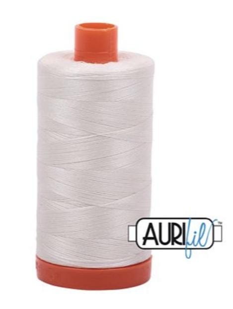 Aurifil 50wt Cotton Thread 2311 Muslin  1422 yd Spool  100% Cotton Made in Italy